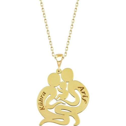 Dzg Silver Baby Necklaces