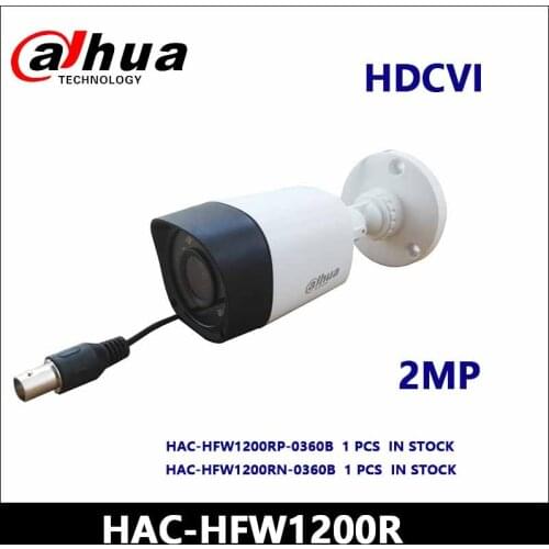 Dahua 2MP HDCVI Camera IR 20m Bullet Camera HAC-HFW1200R-S4 1/2.7" CMOS Image Sensor Security camera