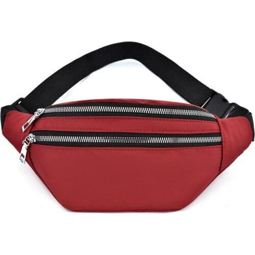 Fashion Waist Bag Women Fanny Pack Oxford Female Hip Bum Bag Ladies Pocket Money Belly Bag For Unisex