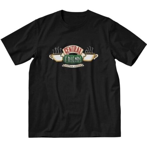 Central Perk Making Friends T-shirt Men Fashion T Shirts Short Sleeve Funny Cartoon Friend TV Show Tshirt Cotton Tee Top Clothes