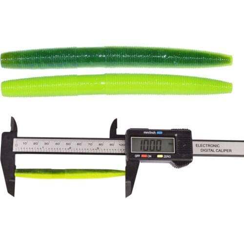 10cm 6.5g Soft Fishing Lure 8pcs/lot Noodle Bug Bait Wacky Rig Worms Baits Soft Bait Fake Bait / Bait River Fishing 8 colors