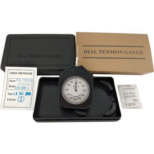 Single Pointer Tension Meter Analog Tester Gauge Tensiometer with 300g Division Value 10g