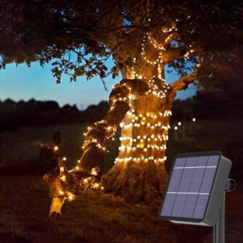Led Decoration Solar Energy Lights Outdoor Fairy String Lights Street Lights Solar Lamps Garland For Holiday Garden Lighting