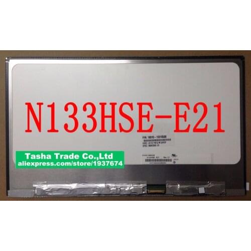 No Screw Holes N133HSE-E21 Rev.C1 N133HSE E21 LED Screen LCD Display ONLY LCD and Non-touch