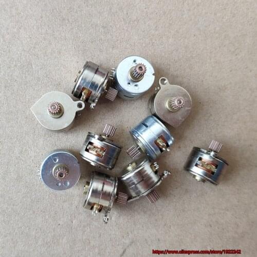 10pcs/lot,brand new 15mm stepping motor 2-phase 4-wire 18dgree stepper motor with gear