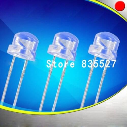 1000pcs / lot red 5mm straw hat water and clear LED lamp beads Red super bright LED Light-emitting diodes (high quality leds)