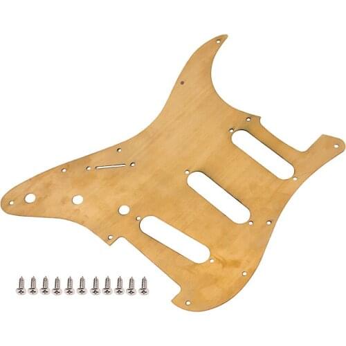 Electric Guitar Pickguard Bronze Material for ST Single Pick Guards Musical Instrument Accessories