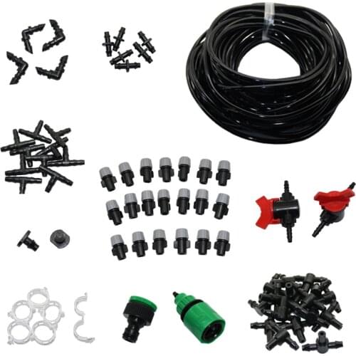 1 Set Automatic Garden Sprinkler Irrigation System Irrigation Pipe Fountain 4/7mm Drip Irrigation System With Sprinklers Garden