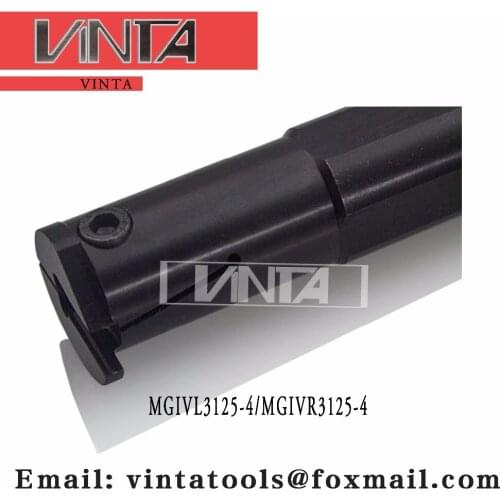 Free shipping MGIVL3125-4/MGIVR3125-4 Internal grooving and turning tool holder matched insert MGMN400-M