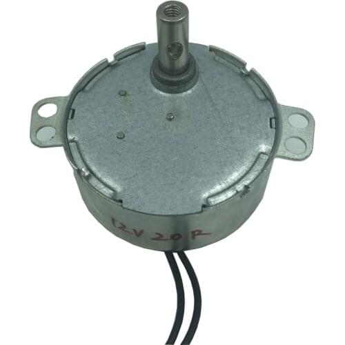 DC Brushless Motor JS-50B(S) DC Synchronous Gear Motor Low Speed Display Stand Winding Plastic Gear