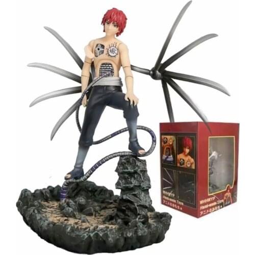 24cm Naruto Anime Character Akatsuki Member Battle Edition Mechanical Sasol Model Action Figure Decoration Toy Childrens Gift