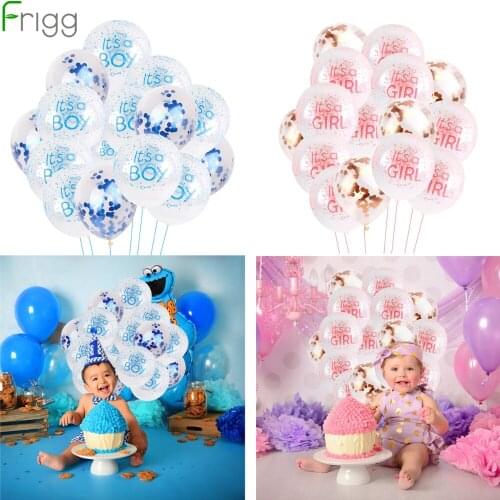 Frigg Its a Girl Balloons Birthday Ballons Boy Baby Shower Its a Boy Balloons Confetti Baloons Happy Birthday Decorations Kids