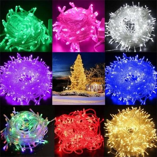 Fairy String Lights Outdoor waterproof 100 LED it is easy to carry Christmas Tree Holiday Wedding Xmas Party perfect Decor