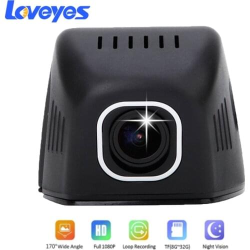 HD 1080P Driving Recorder Portable Mini Car DVR Video Recorder Mobile WiFi Loop Recording Night Vision Wide Angle Lens PD8031