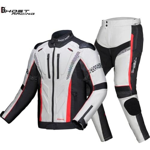 Motorcycle riding suit four seasons suit racing motorcycle riding suit rider equipment windproof, anti-fall, breathable