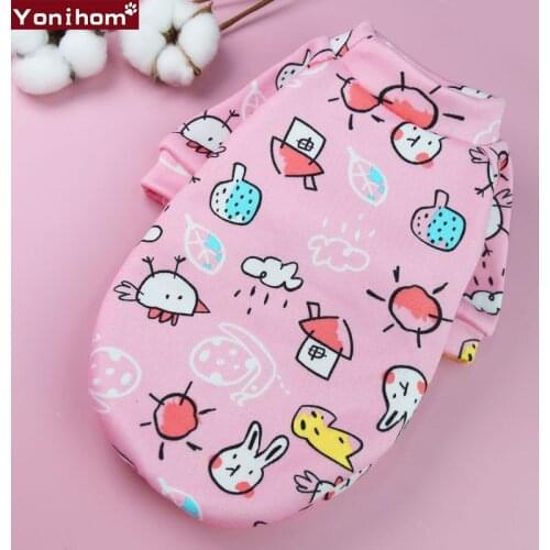 Sweet Pet Dog Clothes for Small Dogs Shih Tzu Yorkshire Hoodies Sweatshirt Soft Puppy Dog Cat Costume Clothing ropa para perro