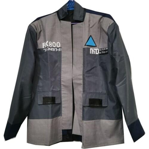 2021 Game Detroit Become Human Be Come Connor Kara Men Shirt With Tie Cosplay Costume Suit Outfit