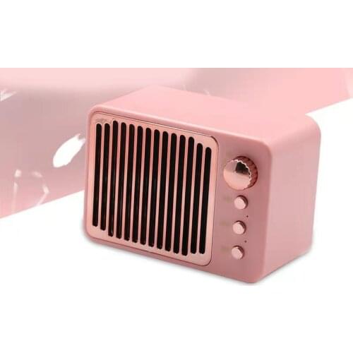 Small Wireless Retro Bluetooth Speaker Portable Old Fashioned Classic Style Speaker Audio Video Speakers For Home Outdoor