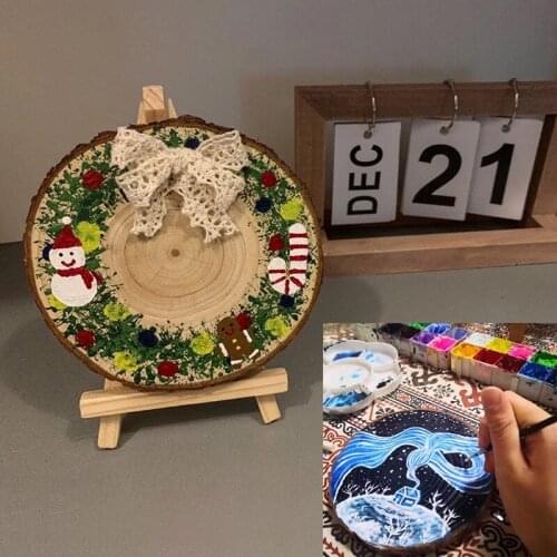 3-14cm Natural Pines Unfinished Round Wood Slices Circles With Tree Bark Log Discs DIY Crafts For Adults Kids Wedding Decoration
