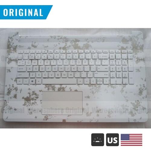 New Original Top Cover Upper Case for HP 17-BY Palmrest With Backlit Keyboard 6070B1308106 L28091-001 US