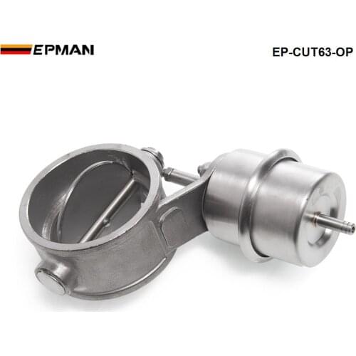 NEW Vacuum Activated Exhaust Cutout / Dump 63MM Open Style Pressure: about 1 BAR For BMW E30 325i 318i M3 EP-CUT63-OP
