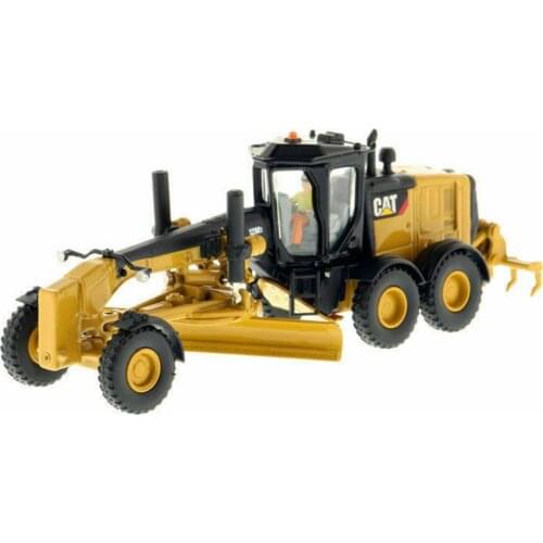 1/87 scale DM Caterpillar CAT 12M3 self-propelled grader construction vehicle forklift model alloy toy collectible gift