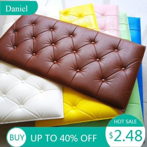 Self Adhesive Waterproof TV Background Brick Wallpapers 3D Wall Sticker Living Room Wallpaper Mural Bedroom Decorative