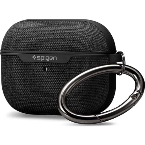Spigen for AirPods Pro Case Urban Fit Carabiner Fabric Earphones Earbuds Cover Full Coverage