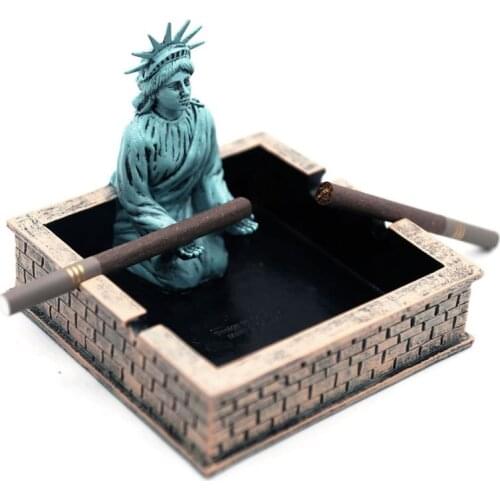 Statue Of Liberty brick wall ashtray resin handicraft furnishing articles