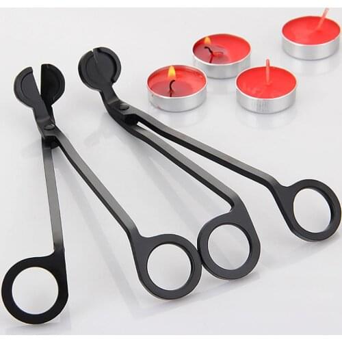 Stainless Steel Candle Wick Trimmer Oil Lamp Trim Scissor Cutter Clipper Tool