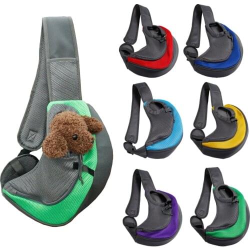 Outdoor sports pet puppy carrier bag Shoulder bag Small dog with backpack Pet cat and dog sling pet carrier puppy accessories