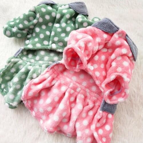 Winter Dog Dress Cat Puppy Dog Clothes Pet Dresses Fleece Warm Dog Clothing Chihuahua Yorkie Yorkshire Pomeranian Schnauzer Coat