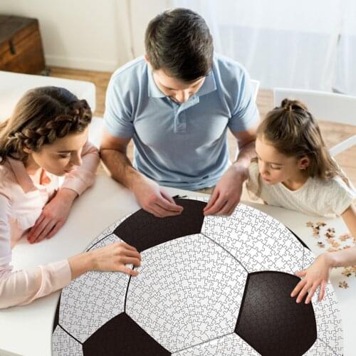 1000PCS Soccer Puzzle Cartoon Soccer Jigsaw DIY Assembly Soccer Crystal Model Toy Educational Toy For Kids Adults