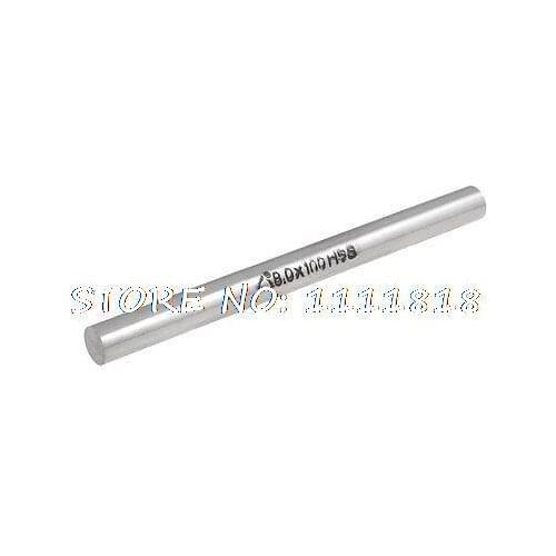 8mm x 100mm High Speed Steel HSS Lathe Turning Tool Bar Silver Tone