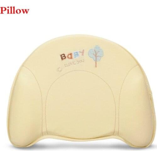 Baby Memory Foam Pillow Infant Shape Sleeping Positioner Cushion Toddler Prevent Flat Head Newborn Headrest Baby Bedding