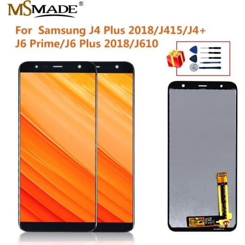 For Samsung Galaxy J6 Plus J6+ J610 J610F J610FN LCD Display Touch Screen Digitizer Replace For Galaxy J415 J4 Plus 2018 LCD