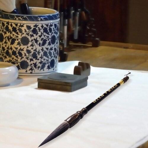 Writing Brush Tradition Keep Moist Wood Practical No Odor Painting Pen for Professional