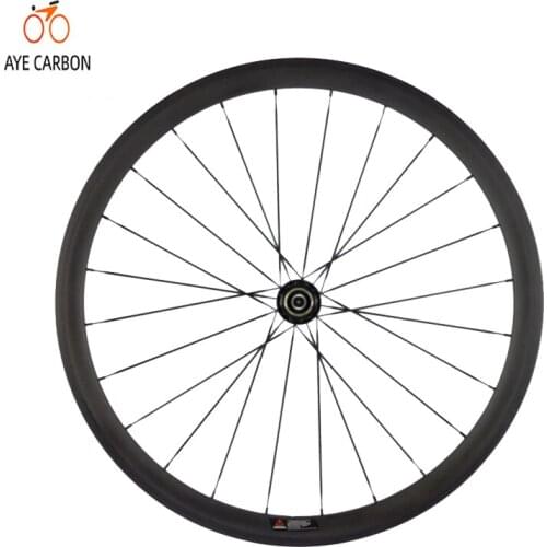 Road bicycle Clincher or tubular carbon 700c wheelset with powerway R39 hubs 38mm depth 23mm/25mm width carbon wheels