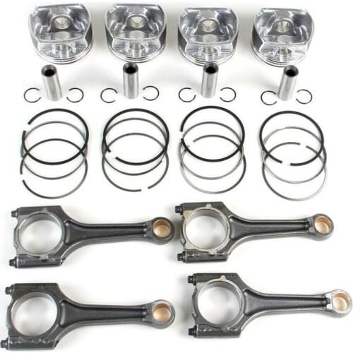 BPY BWA Piston Ring Kit& Connecting Rods Φ20MM Fit For VW Jetta Passat Audi A4 A6 Seat Leon Skoda Octavia BWE