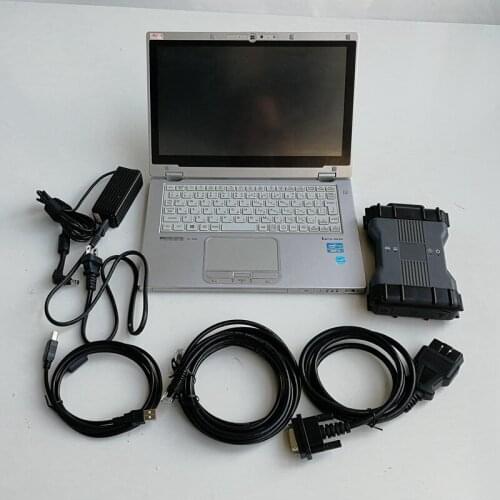Multplexer MB Star C6 SD connect C6 with DOIP V12.2020 X-entry DAS and Used Diagnostic laptop CF-AX2 I5 for Auto Scanner Program