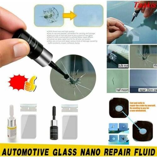 Car Automotive Glass Nano Repair Solution Fluid Glass Repair Fluid Car Window Repair Tools Kit Nano Repair Fluid Crack Scratch