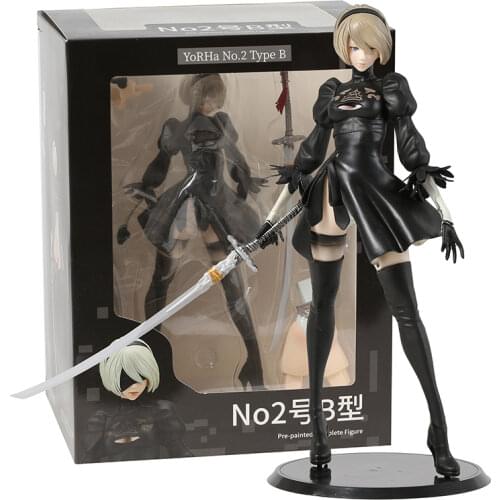 NieR Automata 2B YoRHa No.2 Type B PVC Figure Collectible Model Toy