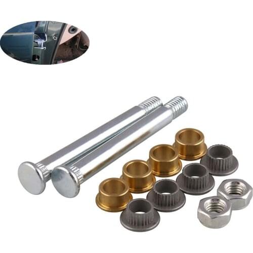 2018 New Auto Front Door Hinge Pin and Bushing Repair Kit 2 Pin 1 Door Interior Door Panels Parts Fits for Ford/Lincoln/Mercury