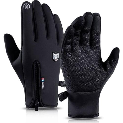 Unisex Touchscreen Winter Thermal Warm Cycling Bicycle Bike Ski Outdoor Camping Hiking Gloves Sports Full Finger