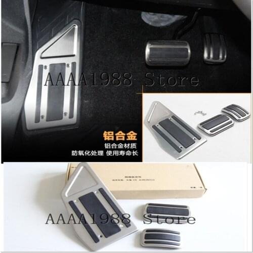 Steel Foot Pedal For Peugeot 3008 5008/GT 2017 2018 2019 LHD Accelerator Gas Fuel Brake Pedal Pads Mats Cover Accessories