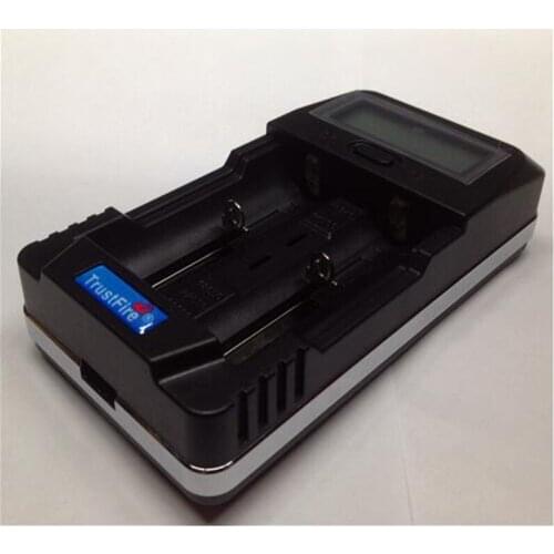 TrustFire TR-011 Digital Intelligent 2 Slots Battery Charger LCD Display Power Bank For 18650 14500 26650 Lithium Batteries