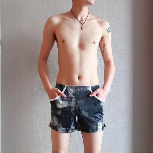 Boxer Men Underwear Cotton Pouch Boxershorts Sleep Men Underpants Panties For Swim Or Boxers Shorts With Pocket