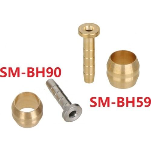 Bike Oil Tube Brake Hose BH59 BH90 Olive Connecter Adapters Bicycle Hydraulic Brake Repair Parts