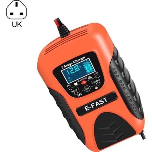 Battery Charging Units Portable 12V7 Segment Multi-battery Lead-acid Battery Charger Car And Motorcycle Repair Charger