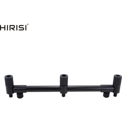 1x 28-38cm Carp Fishing Aluminium Buzz Bars Telescopic Rod Holder Support For 3 Fishing Rods